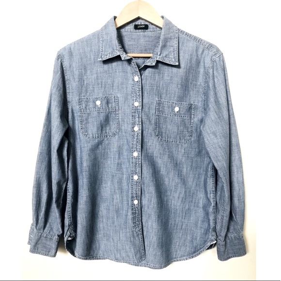 J. Crew Other - J.Crew Medium Blue Chambray Button Up Shirt